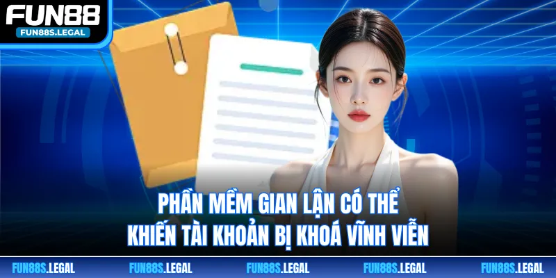 Phần mềm gian lận có thể khiến tài khoản bị khoá vĩnh viễn